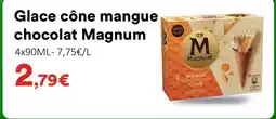 Hmarket MAGNUM Glace cône mangue chocolat offre