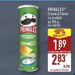 ALDI PRINGLES Cream & Onion. offre