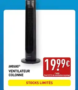 ALDI AMBIANO Ventilateur colonne offre