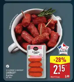 ALDI ST-CLÉMENT LE BOUCHER Chorizo offre