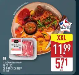 ALDI ST-CLÉMENT LE BOUCHER 12 côtes de porc échine offre