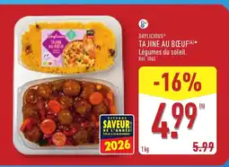 ALDI DAYLICIOUS Tajine au bœuf offre