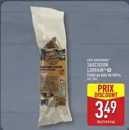ALDI PAYS GOURMAND Saucisson lorrain offre