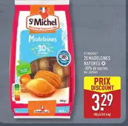 ALDI ST MICHEL 20 madeleines natures offre
