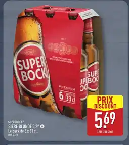 ALDI SUPERBOCK Bière blonde 5,2° offre