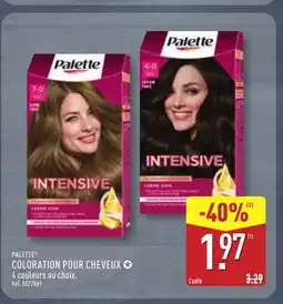 ALDI PALETTE Coloration pour cheveux offre