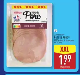 ALDI LE MARSIGNY Rôti de porc offre