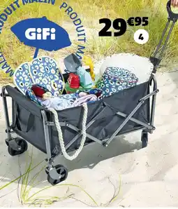 Gifi Gifi chariot de plage offre