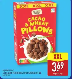ALDI GOLDEN BRIDGE Céréales fourrées tout chocolat offre