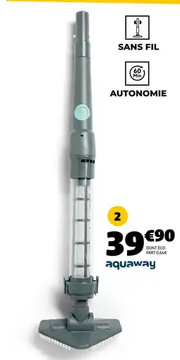 Gifi Aquaway aspirateur de piscine rechargeable offre