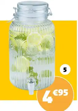 Gifi Distributeur 4 l verre offre