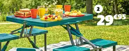 Gifi Table valise 4 personnes offre
