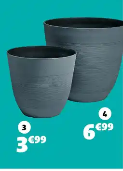 Gifi Cache-pot effet ligne 30x27 cm offre