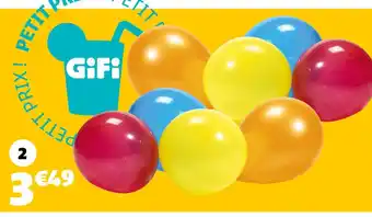 GiFi 100 ballons de baudruche offre