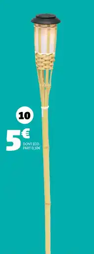 Gifi Torche solaire 12 led offre