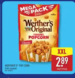 ALDI WERTHER'S pop corn offre