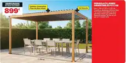 Brico Dépôt Dim - pergola a lames onestraites offre