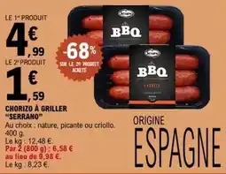 E.Leclerc Chorizo à griller offre