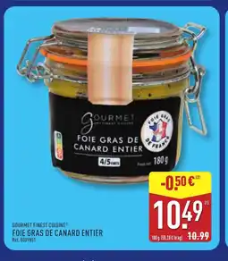 ALDI GOURMET FINEST CUISINE Foie gras de canard entier offre