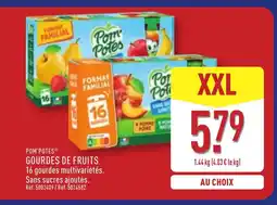 ALDI POM'POTES Gourdes de fruits offre