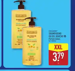 ALDI EVOLUDERM Shampooing ou gel douche offre