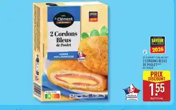 ALDI ST-CLÉMENT LE VOLAILLER 2 cordons bleus de poulet offre
