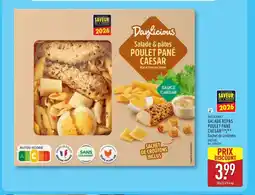 ALDI DAYLICIOUS Salade repas poulet pané caesar offre