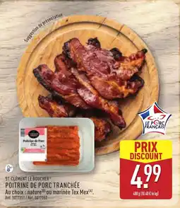 ALDI ST-CLÉMENT LE BOUCHER Poitrine de porc tranchée offre
