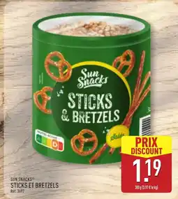 ALDI SUN SNACKS Sticks et bretzels offre