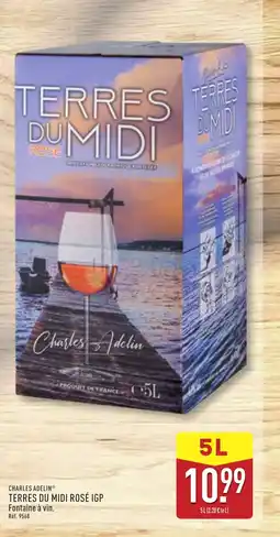 ALDI CHARLES ADELIN Terres du midi rosé igp offre