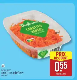 ALDI DAYLICIOUS Carottes râpées offre