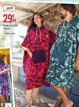Intersport Poncho surf adulte offre