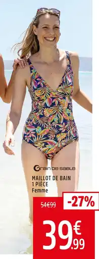 Intersport Grain de sable maillot de bain 1 pièce offre