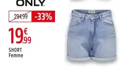 Intersport Only short femme offre