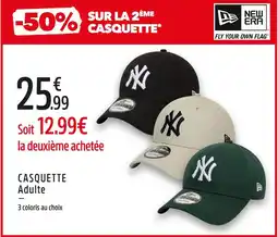 Intersport New era casquette adulte offre
