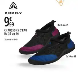 Intersport Firefly chaussons d'eau offre