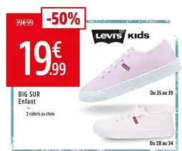 Intersport Levi's big sur enfant offre