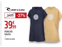 Intersport Rip curl poncho adulte offre