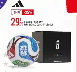 Intersport Adidas ballon trionda fifa world cup 26 league offre