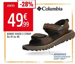 Intersport Columbia konos hiker 2 strap offre