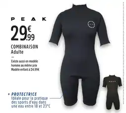 Intersport Peak combinaison adulte offre