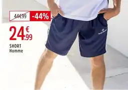 Intersport Sergio tacchini short homme offre