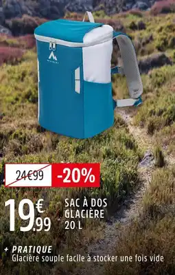 Intersport Mckinley sac à dos glacière 20 l offre