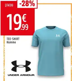 Intersport Under armour tee-shirt homme offre