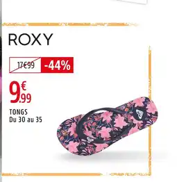 Intersport Roxy tongs offre