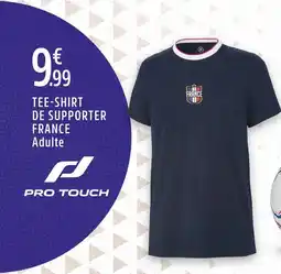 Intersport Pro touch tee-shirt de supporter france adulte offre