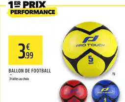 Intersport Pro touch ballon de football offre