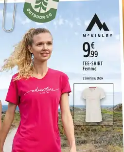Intersport Mckinley tee-shirt femme offre
