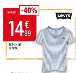 Intersport Levi's tee-shirt femme offre