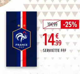 Intersport Serviette fff offre